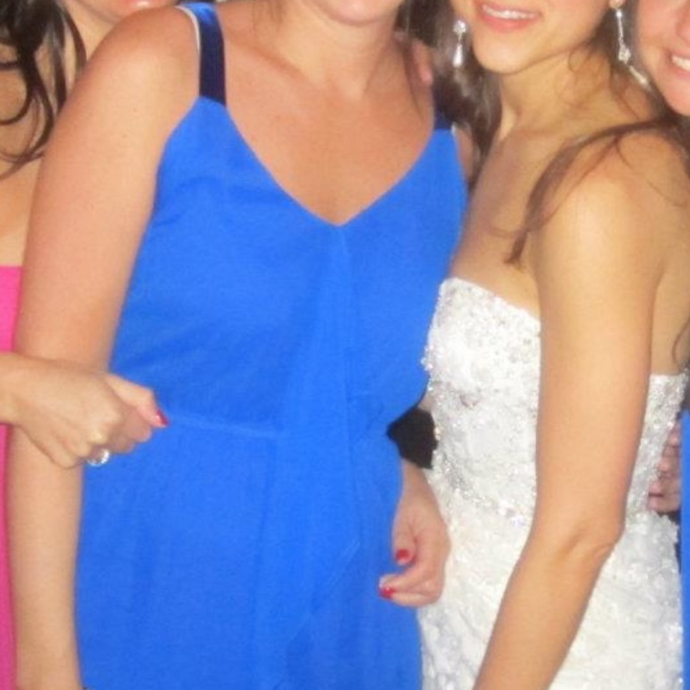 Rebecca Taylor Blue Chiffon Dress